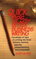 Quick Tips for Better Business Writing артикул 1849e.